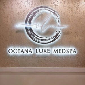 Oceana Luxe Medspa reception in Christi, TX